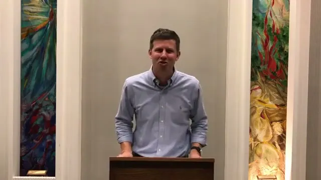 Rev. David G. Watermulder at the start of Start With Grace