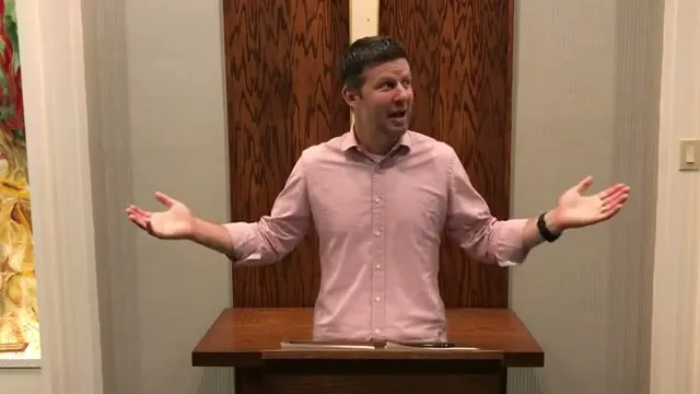 Rev. David G. Watermulder at the start of Kindness Counts