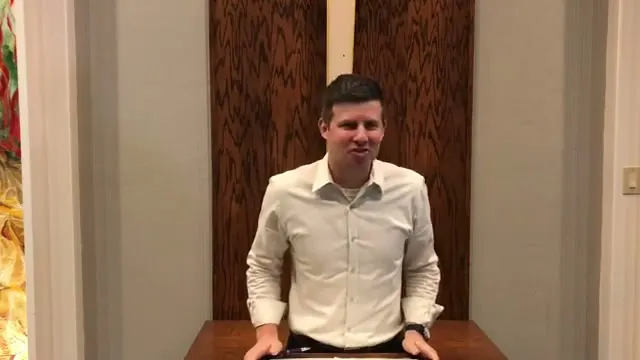 Rev. Dr. David G. Watermulder at the start of The Golden Rule