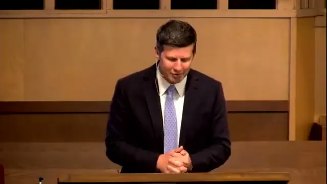 Rev. Dr. David G. Watermulder at the start of Return and Rebuild