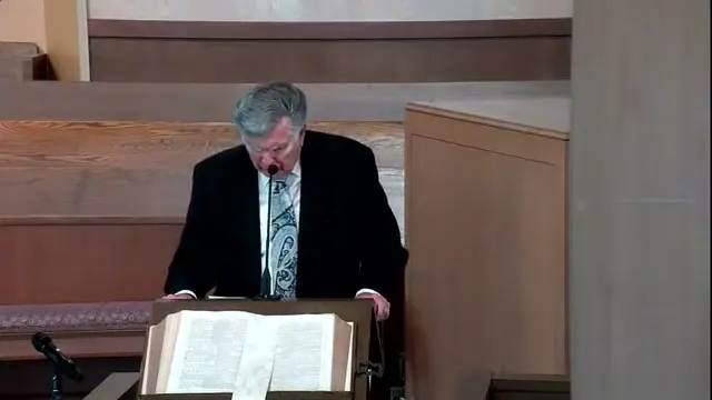 Rev. Dr. David G. Watermulder at the start of Cupbearer to the King
