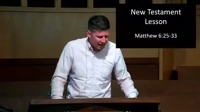 Rev. Dr. David G. Watermulder at the start of The Gospel According to Marie Kondo