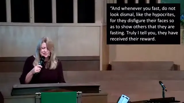 Rev. Erica Rader at the start of Wash Your Face