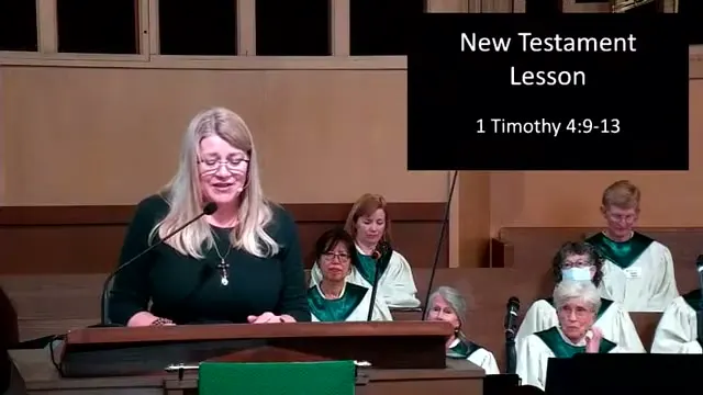 Rev. Erica Rader at the start of I love you very much
