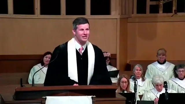 Rev. Dr. David G. Watermulder at the start of Unfinished Business