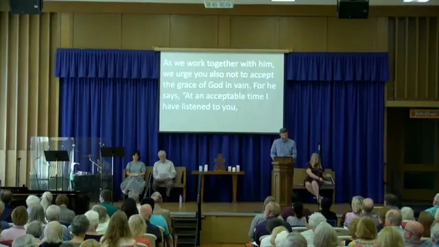 Rev. Dr. David G. Watermulder at the start of The Great Reversal
