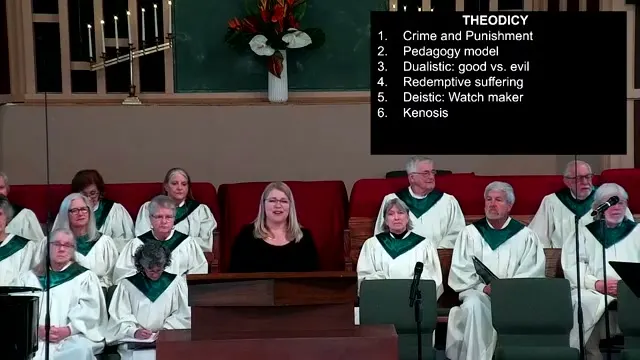 Rev. Erica Rader at the start of The Story Isn't Over Yet