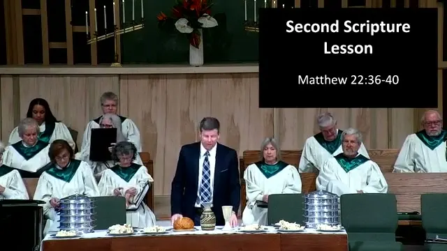 Rev. Dr. David G. Watermulder at the start of The Hokey Pokey Gospel