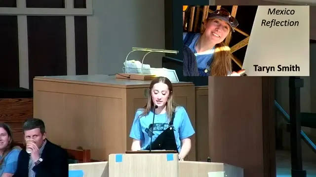 Taryn Smith at the start of High School Mexico Reflection