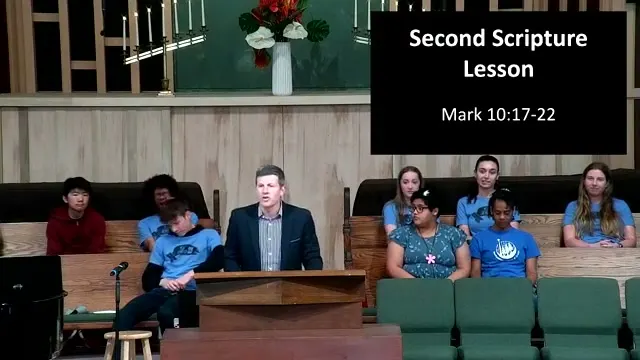 Rev. Dr. David G. Watermulder at the start of Lessons From Losers
