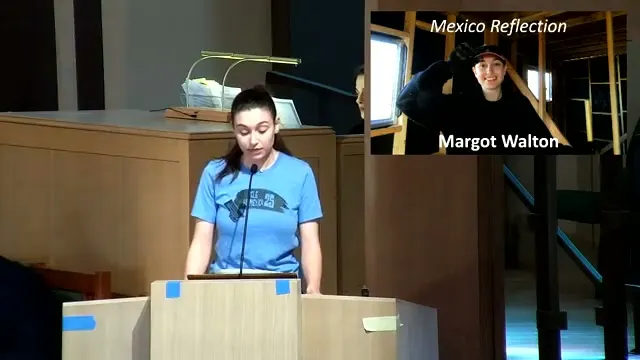 Margot Walton at the start of High School Mexico Reflection