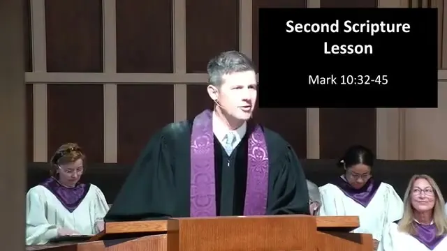 Rev. Dr. David G. Watermulder at the start of James, John, You and Me