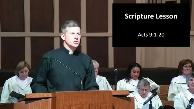 Rev. Dr. David G. Watermulder at the start of Blinded by the Light