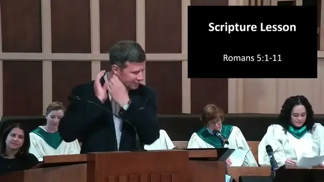Rev. Dr. David G. Watermulder at the start of Living With Hope