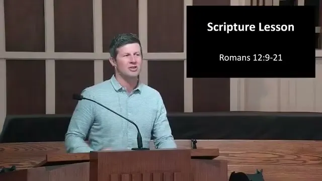 Rev. Dr. David G. Watermulder at the start of Lessons in Belonging: Offering My Portion