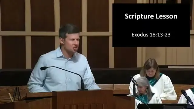 Rev. Dr. David G. Watermulder at the start of Living within Limits