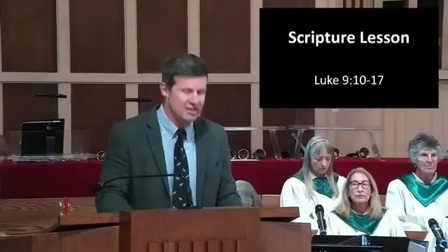 Rev. Dr. David G. Watermulder at the start of Learning How to Count