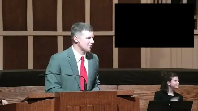 Rev. Dr. David G. Watermulder at the start of Hearing a New Story