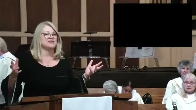 Rev. Erica Rader at the start of A Metamorphosis